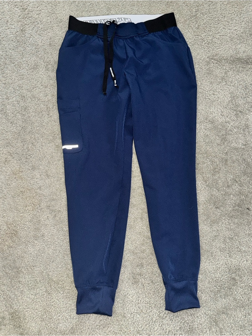 Skechers Navy Blue Women's Jogger Track Pants with Drawstring
